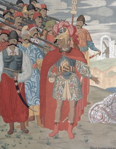 Énée et ses Soldats, 1919 - Georgy Narbut